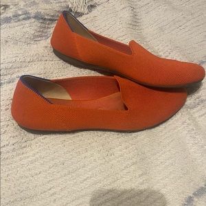 Rothy’s orange loafer
